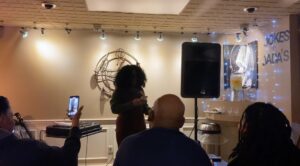 Andrea-Rachel Parker Instagram - thank you to @jadasjazzcafe for connecting with @doyoutf 

since 2021 we have done an honoray event in memory of my brother who passed away in 2014, on autism awareness day, since he was on the spectrum. this year 2023 i didnt get a chance to do one with all the other things happening at once. i said i would do something in dec like a fashion event or movie night but really didnt think i would be able to as i have tried to focus on relocation. means a great deal that the new faces ove met/ host folks were able to come out to this venue to enjoy free entertainment for a couple hours among a supportive crowd. get a kick out of meeting black and brown couples who have lasted a long time since that is what i grew up seeing. one of my main rescue dogs also passed recently while i went away, with the caretaker.. so it was good to get out to do some stuff. they have another event 12/30 at 8pm. if you guys are into road trips, they sell wonderful food too. shouts to everone who performed @ucancallme_sal & @eeeleamjr.actor & #ianjeffreys who isnt on this. chck out @spotyaspace or #dytf to see more of the nights performances. #love #fun #happy #lovehappy #touristattractions #destinations #cafe #scouting #openmics #micnight #miccheck #blacklove