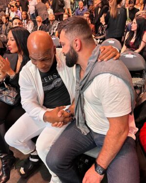 Andrei Arlovski Instagram - #IaM not gonna lie …..))
Since #I was 14 years old , when I saw 👀 first #boxing #fight with #ONEandONLY - #IRON @miketyson , I knew that one #day I’ll take a #pic with MT ))) and 3o  years later - I did ))
#ThankYou so so much to Mr Reed @reedharrisufc  and the @ufc …..
I was like a kid , didn’t want him to goooo )
Lucky kid @AndreiAArlovski got his pic with the #boxing legend at age 11 )) 

Terminal list one of my #favorite TV series 
Thank you Mr Chris @prattprattpratt  for the pic for me and my son @AAArlovski 

Thank you @miles.teller for the pic

Thank you UFC HOF @chuckliddell  for the pic and I’m so happy to see Mr Taran Butler @tarantactical get into the #UFC 
Can’t wait to come and shoot with you ….)

It was an AWESOME NIGHT , GREAT FIGHTs and UNBELIEVABLE EXPERIENCE …..

Отличные бои , рад что не подвел @betera_by  с прогнозом …..
Сынок , который #АндрейАндреевичОрловский получил не забываемые эмоции ….
Короче #ЖИЗНЬ ХОРОША 
Ща домой , к любомой жене @milana_arlovskaya , моему красавчику @dominic_a_arlovski  @dominic_arlovski  @dominic_hulk_arlovski  и моей принцессе ….)

#AndreiThePitBullArlovski #OriginalPitBull #WARlovski #FAMILY #ArlovskiFamily