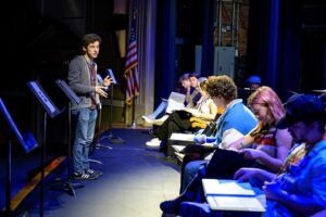 Andrew Barth Feldman Instagram - it’s been almost a month since 13: in Concert, which was one of the most joyful, meaningful, nostalgic nights of theatre i’ve gotten to be part of in a long time. there is nothing better than getting a bunch of smart, kind, generous people in a room/literal school and just saying “PLAY!” my mom would have loved it so much, and in fact i really feel like she did. thank you so much to everyone who came out and everyone who was a part of it! 

and the biggest thank you to @lwacademy for everything. please support the Barbra Barth Feldman Performing Arts Center. it is a special space, and we all, indeed, have a little more homework to do!
(BTS photos by @gcope.nyc
show photos by @rebeccajmichelson )