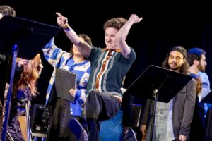 Andrew Barth Feldman Instagram - it’s been almost a month since 13: in Concert, which was one of the most joyful, meaningful, nostalgic nights of theatre i’ve gotten to be part of in a long time. there is nothing better than getting a bunch of smart, kind, generous people in a room/literal school and just saying “PLAY!” my mom would have loved it so much, and in fact i really feel like she did. thank you so much to everyone who came out and everyone who was a part of it! 

and the biggest thank you to @lwacademy for everything. please support the Barbra Barth Feldman Performing Arts Center. it is a special space, and we all, indeed, have a little more homework to do!
(BTS photos by @gcope.nyc
show photos by @rebeccajmichelson )