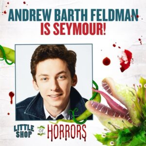 Andrew Barth Feldman Instagram - Look out: @andrewbfeldman_ will be waving through Mushnik’s Flower Shop window from May 28! #LittleShopNYC