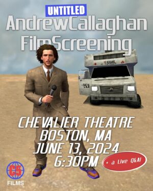 Andrew Callaghan Instagram - BREAKING news!! For the past four years I’ve been working on a secret documentary film/movie, beginning when I was 22. By the grace of god, we’ve finally wrapped!! And I want a chance to screen the film to a live audience before we release this thing so I booked the Chevalier Theatre in Boston for this upcoming June 13. I’ll be there, both in the audience watching and for a live on-stage Q&A after the screening. Due to a VARIETY of factors which will be better understood after the film is consumed, I cannot say what the movie is about or what it’s called - but I’ll SEE YOU THERE!!!! Tickets on sale at link in bio.