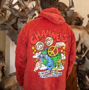 Andrew Callaghan Instagram - HAPPY MERCH DAY bastards !!! The Channel 5 ‘spring collection’ is now live and will be on sale for the next 48 hours at www.channel5.news (link in bio) … also I have a free box of merch and feeling somewhat bored and wanna hear some road trip stories from you all in the comments. Top Rodman/Roadwoman story will be awarded a free box of shit. Happy Easter