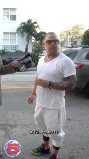Andrew Callaghan Instagram - Miami man hates interviews