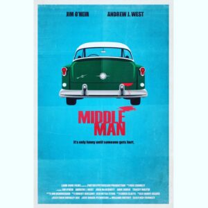 Andrew J. West Instagram - A little #fbf. Came across this alt poster art for @middlemanmovie. Don’t think it was ever used officially but I always liked it. 🥂 to one of the most fun jobs ever. 🌵⛽️