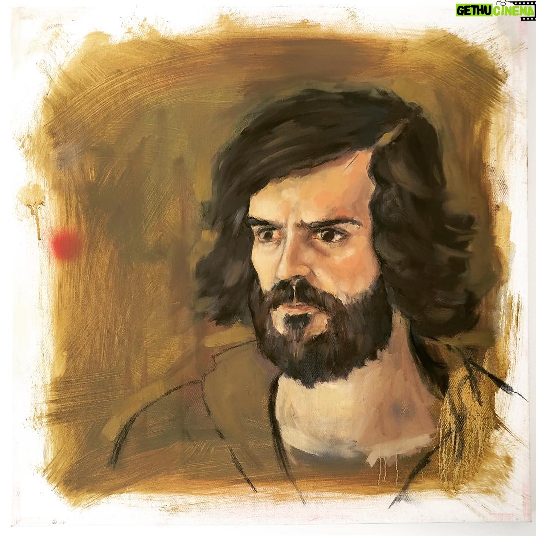 Andrew J. West - 4.3K Likes - Quick and dirty oil sketch of @carloalbertoorecchia. #wip #fromlife #oilportrait