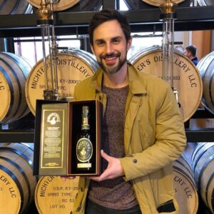 Andrew J. West Instagram - Quick trip to Louisville to visit Dan and the rest of my friends at @michterswhiskey. The Fort Nelson Distillery is wonderful (and one year old this weekend!). Go there, have a look around, have a drink. You know how much I love what they do - best people and best whiskey in the business. #michterswhiskey #makeitmichters #happy1stbdayfortnelsondistillery