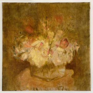 Andrew J. West Instagram - Very excited to be presenting a series of floral still-lifes with the wonderful new gallery @thetrophyroomla 
Please visit the link in bio to view the exhibit. 🙏🥂

From the gallery release:

Stillness feels deeply unfamiliar in the modern age. We are constantly being pulled in a million different directions and never sit with one thought or singular activity for very long. Because of the scattered nature of life in the 21st century, traditional painting can seem like a relic of a bygone era. Oil paintings, such as the ones created by artist Andrew J. West, are meditative and reflective and only unveil their secrets to the viewer with time.

A self-taught painter with a dual degree in philosophy and anthropology, Andrew J. West uses his still lifes as an intuitive exploration of the psychological and emotional effects of mark-making, color, and shape. West’s languid paint application seems to soak into the canvas, making his depictions feel like a faded memory. While in conversation with the Impressionist and Intimist masters of the past, West’s paintings are fleeting and extraordinarily contemporary. At times, he contrasts and challenges the tranquil nature of floral still lifes with punctuating drips of paint and the hasty removal of pigment with a palette knife.

With this show, we invite you to take a deep breath and truly take in the rich imagery before you. Always painted from real life, these poetic paintings require focused observation from both the artist and the viewer. Reset is a daring challenge to step away from daily life's flashing the hustle and bustle, even if just for a moment. With this series of works, Andrew J. West allows us to experience the wisdom of finding clarity in the quiet.

#oilpainting #oilonlinen #fromlife #floral #floralpainting #flowers #flowerpainting #art #exhibition #color #stilllife #bouquet #stilllifepainting #flower