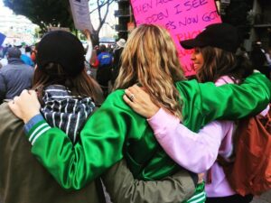 Andrew J. West Instagram - #womensmarch LA
