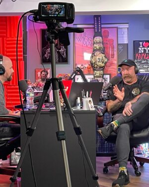 Andrew J. Williams Instagram - @notsam and I cut it up about art, music, pro wrestling and common things like bushy eyebrows on @notsam YouTube channel! Go give a watch!