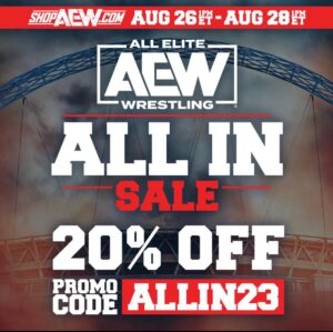 Andrew J. Williams Instagram - Go to @shopaew and get a deal on some of Ol’ uncle Butch’s clothes and get 20% off!!!! Look cooler than all other wrestling fans. I dare you. 📷: @willh94 @aew @aewontv