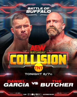 Andrew J. Williams Instagram - Tonight at 8pm on @aewontv @tntdrama I’m wrestling one of the best human beings I’ve ever met. I don’t care what stories are currently happening or how many wins and losses i have. We only wanted to go out and show our hometown what we think wrestling is. @garciawrestling is the future and I’m really happy we got to do this. Very crucial career moment for me and hopefully him. Please watch.