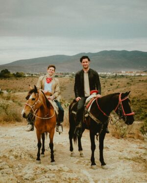 Andrew Keenan-Bolger Instagram - Feature me, ridin’ in style. 🐎 Exploring San Miguel de Allende isn’t just about wandering its cobblestone streets; sometimes, it’s best experienced in the saddle. @coyotecanyonadventures