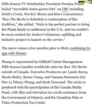 Andrew Phung Instagram - Run The Burbs x Hulu 🇺🇸 
December 31st, 2023

It’s been a long time coming but we’re finally dropping @runtheburbs in the 🇺🇸 on a streaming service. I can’t wait for y’all to join our Phamily! And just in time for the S3 launch in 🇨🇦 on January 9th on @cbcgem!

We did it @scott.townend!