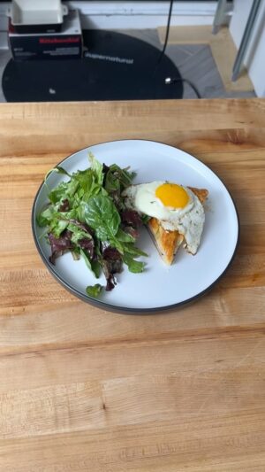 Andrew Rea Instagram - Hi everyone! Welcome to a new quick series where we at the BCU will be posting test recipes, caprices, and other ideas that we think of. First up is Kendall with a scrumpadelic Croque Madame Kringle. Let us know what you think! All recipes will be posted on our new site, www.babi.sh