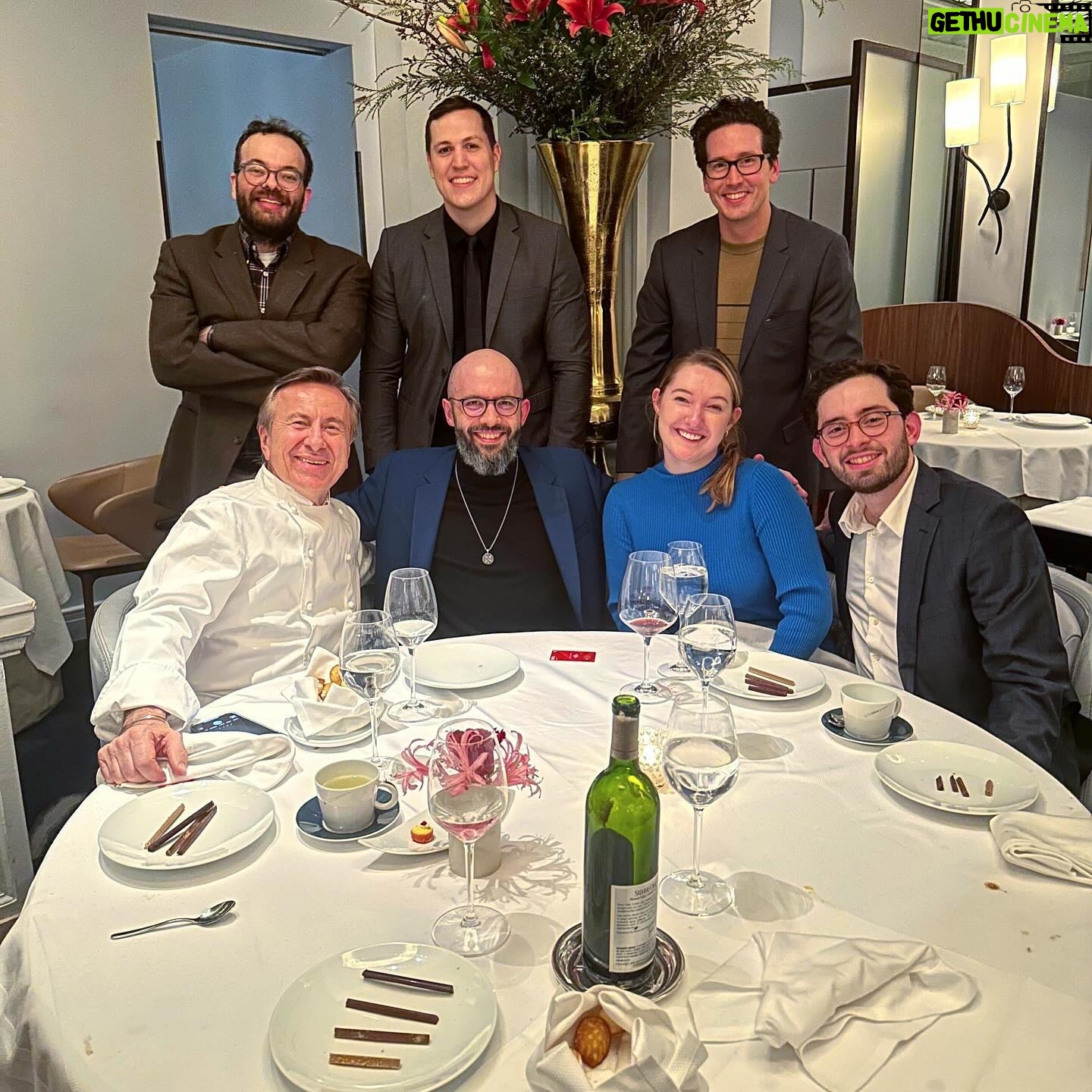 Andrew Rea - 37.1K Likes - It was thrilling enough to celebrate 8 years of Babish with my wonderful friends/coworkers at @restaurantdaniel, but nothing could’ve prepared me for meeting the man himself. Thank you all so much for the dizzying and surreal life that Babish has given me and the five wonderful people that it now employs. We’ve got some big things cooking for 2024.
Course 1: Foie Gras Terrine
Course 2: Pimentón Paccheri Pasta
Course 3: Red Wine Braised Duck