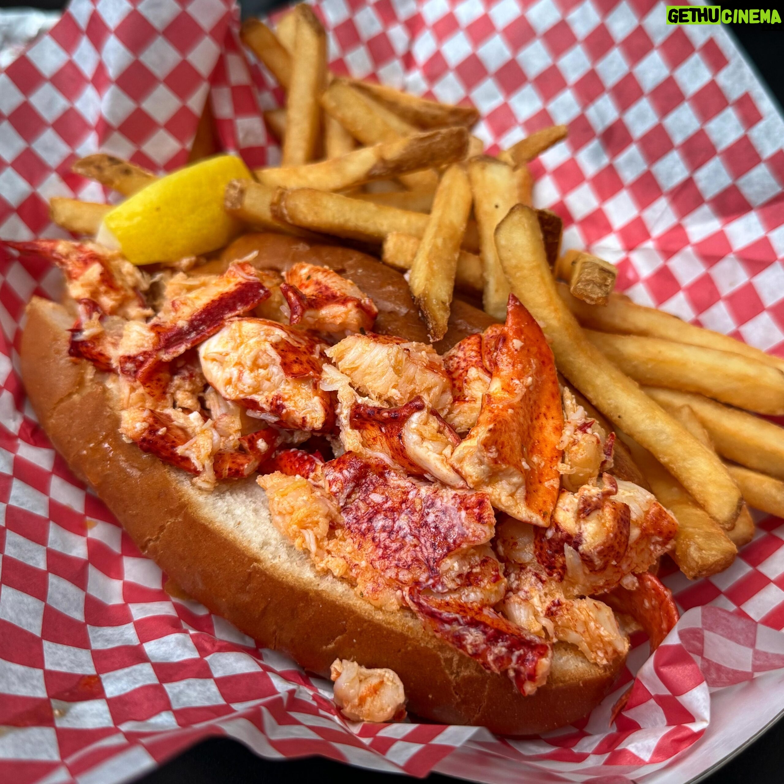Andrew Rea - 5.6K Likes - Visiting Boston, had a serious butter lobster roll from @yankeelobsterco