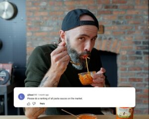 Andrew Rea Instagram - Ask and you shall receive 🍝. What should I rank next? Link to watch pasta sauces in bio!