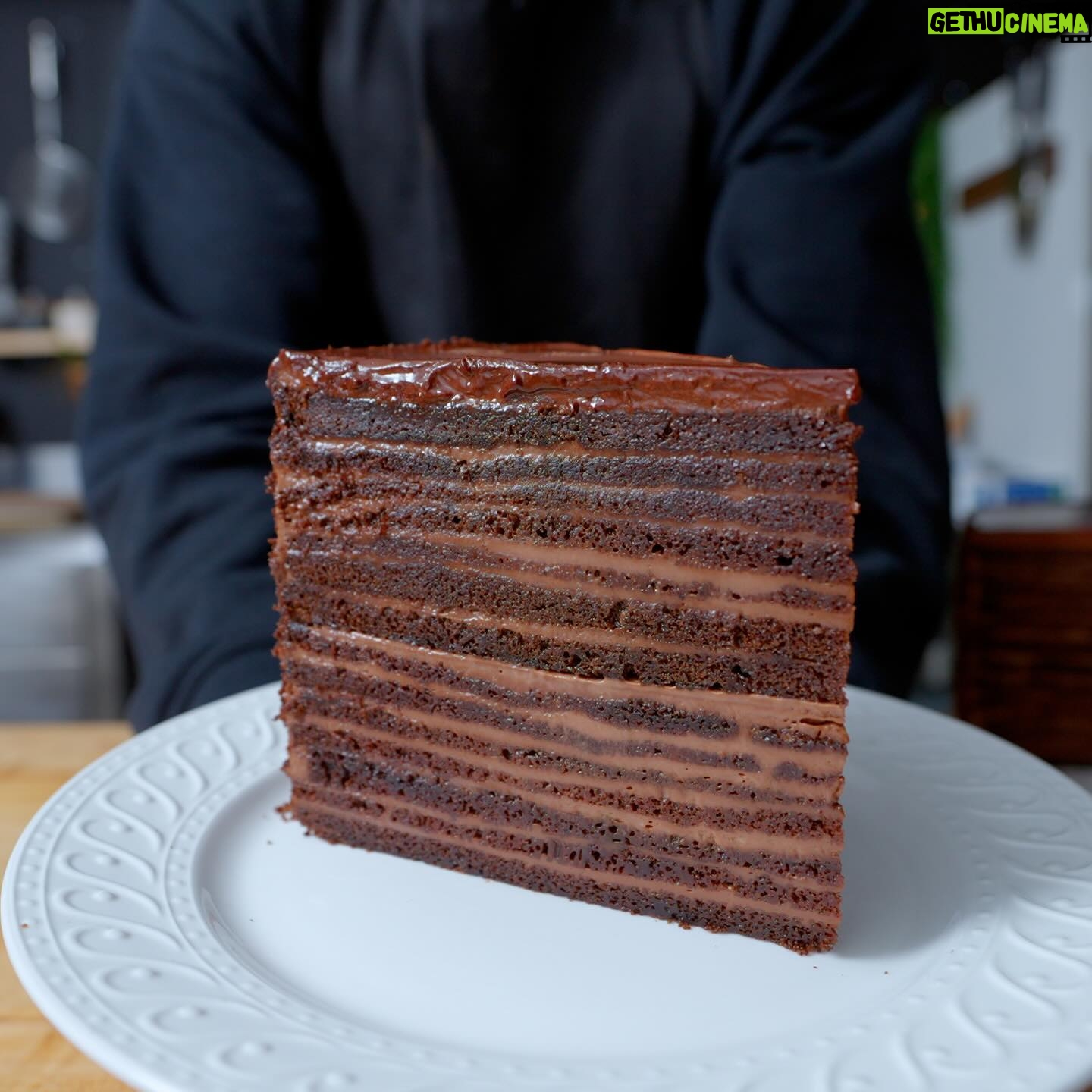 Andrew Rea - 12.2K Likes - Inspired by Strip House’s famous 24 layer cake, @alvin.zhou made a stunning 28 layer chocolate cake. See it all come together at the link in bio!
