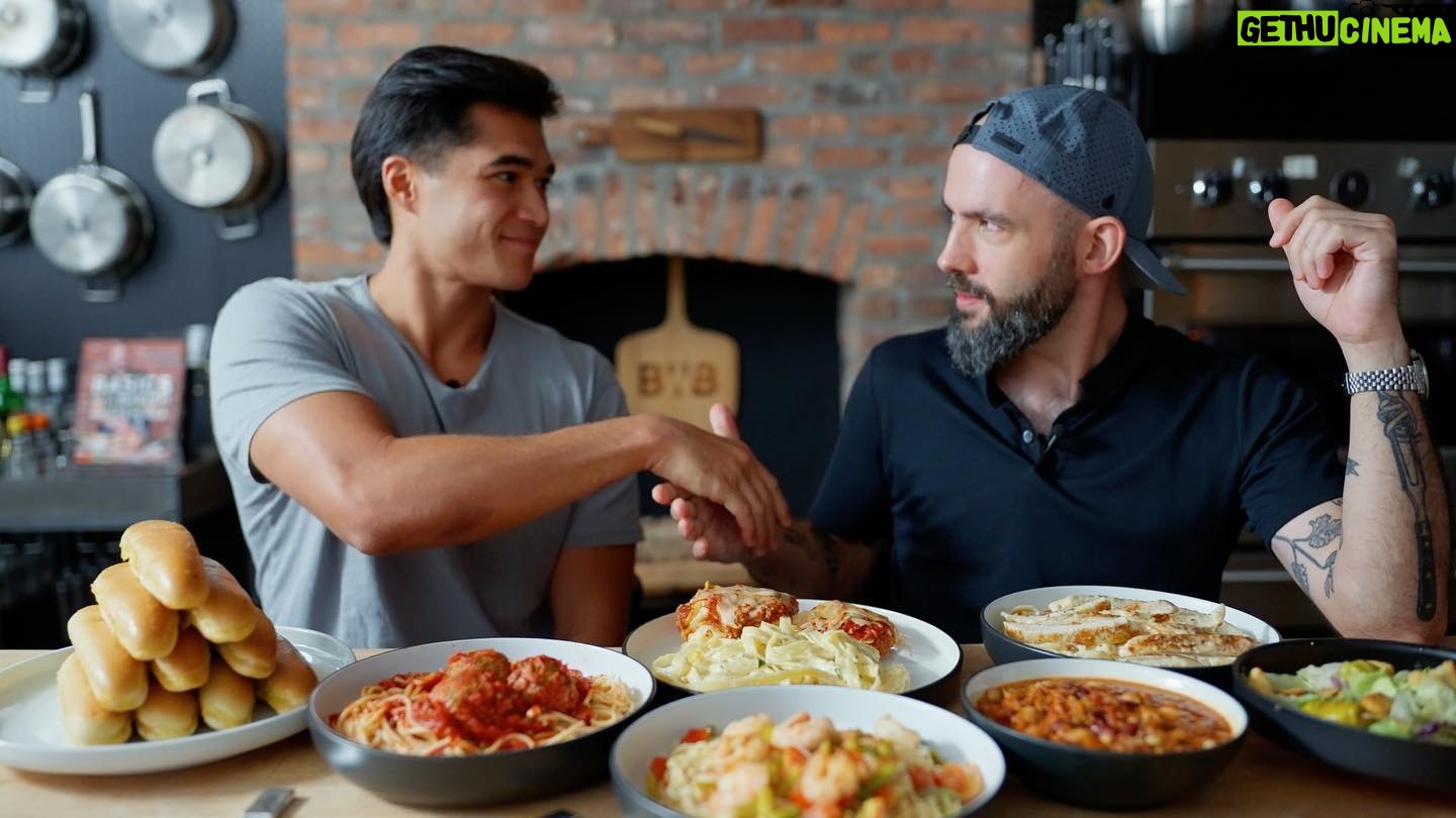 Andrew Rea - 6.6K Likes - @owen.han is a special guest this week to do something really different and fun on the channel. We tasted Olive Garden’s most iconic dishes and then Owen created the ultimate sandwich with some of the components. The result? Olive Garden breadsticks as sandwich buns should definitely be a thing. Link to watch in the tree!