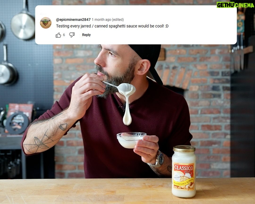 Andrew Rea - 15.1K Likes - Ask and you shall receive 🍝. What should I rank next? Link to watch pasta sauces in bio!
