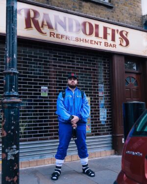 Andrew Shane Instagram - We just dropped the Real Name music video, out now on @ksi’s channel. And yes — wearing this Bally non stop for a two day shoot WAS as sweaty as you’d imagine. 
Thanks to @rvbberduck for this crazy idea. You executed it to perfection. And much love to the rest of the crew. 📸 @bastakespics