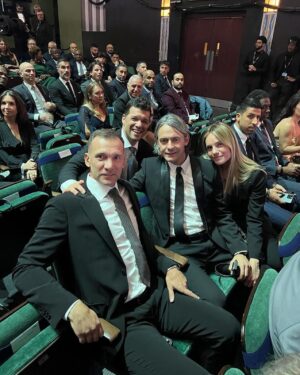 Andriy Shevchenko Instagram - I was truly pleased to meet old friends at the FIFA Best Football Awards @pepteam @pippoinzaghi @michaelballackofficial