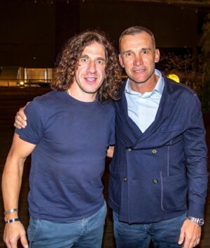 Andriy Shevchenko Instagram - Thanks to the @trophyoflegends for the invitation! We had great time with a lot of friends in Barcelona🎾🇪🇸