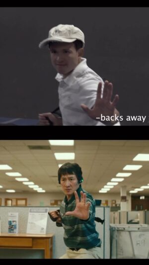 Andy Le Instagram - EVERYTHING EVERYWHERE ALL AT ONCE - MARTIAL CLUB PREVIS FANNY PACK FIGHT 🎥🎬 @martialclubofficial  @everythingeverywheremovie 👀

MARTIAL ARTS ACTION IS A CRAFT IN ITSELF 🎥🎬🙏A look into what goes into what goes on behind the planning, training and choreography process! What was planned and what changes we have to adapt to when it comes time to shooting!! With a little homage for THE TRUE HONG KONG ACTION FANS 😉CAN’T WAIT FOR THE WORLD TO SEE OUR EXTENDED CUT WHERE WE WENT HOARRDD 🔥🔥🔥 MORE ON OUR YOUTUBE LINK IN BIO!

HUGE HUGE SHOUTOUT TO OUR PREVIS TEAM AKA OUR MARTIAL CLUB FAMILY!! AND FOR KEEPIN HONG KONG SPIRIT ALIVE FOREVER @dmah_mc @brianle_official @d.y._sao @j_flips @josephle_art Jackie Tran @iamajdeleon @bbdoms @ayeyorobo @bbdoms @firestormfreerunning #THEDANIELS @dunkwun @a24 FOR BELIEVING IN THIS GROUP OF KUNG FU MISFITS 

OUR STUNT TEAM @timvswild @108ninja @craighenningsen @chelly.pop THESE GUYS PUT THEIR LIVES ON THE LINE FOR THE CRAFT OF FILM 💜OUR EEAAO FAMILY for bringing this vision to life!!

BIG BROTHER @kehuyquan FOR WORKING SO FOR THIS SCENE!! He did 95% of the action himself!!He would come into training whenever he can and train with @d.y._sao and would take the Fanny pack home and practice at home!! A TRUE ARTIST DEDICATED TO HIS CRAFT!! YOU ARE AN INSPIRATION TO ALL OF US AND WE ARE ALL SO PROUD OF YOU!! 🙏💜🔥

#EEAAO #EverythingEverywhereAllAtOnce #MichelleYeoh #KeHuyQuan #MartialClub #fannypack #fight #action #hongkong