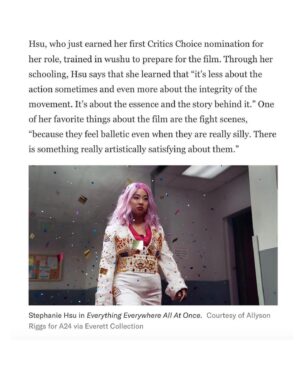 Andy Le Instagram - THANK YOU @gq and @myter for such an awesome article on @everythingeverywheremovie and @martialclubofficial 🙏 Had a blast interviewing with Melissa talking about how we came from watching our queen @michelleyeoh_official on the big screen to sharing the screen with her 🙏🙇🏻‍♂️ And to see it all come to fruition on the big screen thanks to the Daniels @a24 @everythingeverywheremovie family cast and crew💜… What a surreal moment 😳 
‼️FULL ARTICLE IN BIO ‼️
@stephaniehsuofficial @kehuyquan @wongspelledwang @dunkwun @funneedawgpix @jamieleecurtis @eyq118 @d.y._sao @ @brianle_official @dmah_mc @j_flips @timvswild @jessicatseang 
.
.
.
#everythingeverywhereallatonce #michelleyeoh #kehuyquan #thedaniels #stephaniehsu #jamieleecurtis #martialclub #hongkong #action #martialarts #kungfu #gq