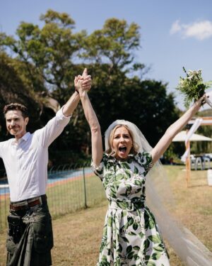 Anel Alexander Instagram - This is a thank you within a thank you: I was on the cover of a glossy magazine whilst my husband was dying. A very surreal (and I imagine unique?) experience. I am truly grateful for the respectful way the South African media has been handling James’ death. But particularly grateful to the team at Rooi Rose for honouring James (and my) wish to keep his health struggles out of the public sphere during that specific time. There was something poetic about the fact that my cover left the shelves on 27 April, and James passed away the very next day. Thank you to the editor, @anliejansevr and her team, for choosing not to sensationalize our private battle.
 
And then, for my 2nd thank you, go visit @rooirose online for more pretty pics.
 
To the village that helped make James and my 20th Anniversary/Living Funeral possible, thank you for one of the most heartbreakingly beautiful and memorable days of my life. James felt the same. What a celebration it was!
 
Event organized & staged by: Salt and Pepper Creative @saltnpepper_creative @pulanels @nelisvosloo 
Photos: @elsabeputter from @mightyfineweddings 
Anel dressed by: Zoët @zoet_thebrand 
Hair maintenance: Stijl Salon @stijl_salon 
Anel’s make-up and hairstyling: Francois de Klerk, @fafa_make_up 
Venue: Hendrik and Ria Verloren van Themaat's Druiweplaas Picnic area in Zwavelpoort, Pretoria - FB: Hendrik Druiweplaas
 
Special thanks to:
@sungardens_hospice for making sure the ‘groom’ could be present.
@riananelofficial for our beautiful personal song, what a gift you have. Thank you for sharing it with us.
@leandiedurandt for waving her magic wand and making sure I looked pretty on the day.
Every friend and family member that sent a video, gave donations, brought a piece of cheese, or helped set-up and clean-up afterwards. I will always be grateful X
 
Oh, and last random fact: Today, 22 years ago James asked me to be his girlfriend. At 21, it was the first time in my life a boy had ever asked me that…