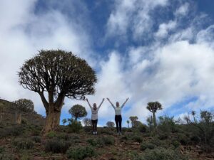 Anel Alexander Instagram - The last stop on our epic road trip in July was at @gannabosfarmandguesthouses in and amongst the biggest quiver tree forest in the southern hemisphere. It was truly like nothing I had ever seen or experienced before. Thank you to Nakkie and Merwe for their extraordinary kindness and hospitality and for sharing this otherworldly experience with tourists from far and wide. It’s truly worthy of making it onto your bucket list. #roadtrip #beautifulSouthAfrica