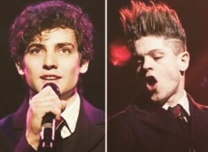 Aneurin Barnard Instagram - Its been a long road since this.. but how glad i am that i get to enjoy working with my kind dear friend @_iwanrheon again! Môr o galon ichi frawd xxx ♥️