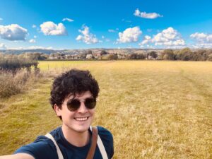 Aneurin Barnard Instagram - Not a bad walk into town 💚
