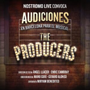 Àngel Llàcer Instagram - ¡Ha llegado el momento de poder anunciarlo! 

💡THE PRODUCERS💡 será el nuevo musical que podréis ver en el Teatro Tívoli a partir de septiembre. Con muchas ganas de empezar esta nueva aventura, con la mejor compañía! 

Las entradas ya están a la venta y las AUDICIONES ABIERTAS👏🏽⏳

📸Miquel González