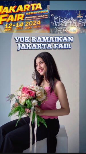 Angel Sianturi Instagram - Ada burung diatas awan
Mencari makan dan air
Mpok Abang Nyak Babe yang cantik dan rupawan
Nyok kite rame in 💕JAKARTA FAIR💕

Jakarta Fair adalah acara pameran tahunan terbesar di Asia Tenggara. Walaupun dinamai “pekan”, pameran ini biasanya berlangsung selama satu bulan penuh dari bulan Juni sampai bulan Juli 

Dengan menyediakan 
✅Diskon dan Promo Besar
✅Kuliner Ragam 
✅Wahana Permainan Anak 
✅Konser 33 Hari 
✅Holiday Inn Express
Dijamin membuat kalian terhibur sambil menikmati waktu liburan ❤️❤️

#MissJakartaFair #MissJFK2024
#MissJakartaFair2024 #JakartaFair2024 #JFK2024
#BeautyCompetition
 #konteskecantikan #Holidayinkemayoranjiexpo