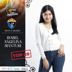 Angel Sianturi Instagram - Si Antagonis Berhati Hello Kitty

Isabel Angelina Sianturi,17 tahun, SMAN 8 Jakarta.

"Kalau menurut Kakak, aku paling sering dapat peran apa di film?" Begitu tanya Angel ketika bertemu dewan juri. Juri sepakat menjawab, "Antagonis." Dan ternyata benar. Angel memang sudah beberapa kali bermain film. Di antaranya dalam My Love My Enemy yang tayang di SCTV dan Kalian Pantas Mati yang tayang di bioskop Cinema XXI dan Netflix.

Walau sering diberi peran antagonis, Angel mengaku senang dapat kesempatan berakting. Dia tetap menjalankan tugasnya berakting dengan baik, tapi juga memastikan kalau tidak akan membawa peran antagonis itu ke dunia nyata. Hehehe.

Angel juga punya hobi bernyanyi. Suaranya berpower dan enak didengar. 

Ini adalah pengumuman Finalis RRQ MABAR School Ambassador Season 2. Sebanyak 20 School Ambassador akan tampil secara Live di Malam Final. Kamu bisa mendukung langsung School Ambassador favoritmu di lokasi acara. Tunggu detail informasi acaranya di @rrq_mabar

#RRQMABAR #AyoKasihPaham #rrqmabarschoolambassador