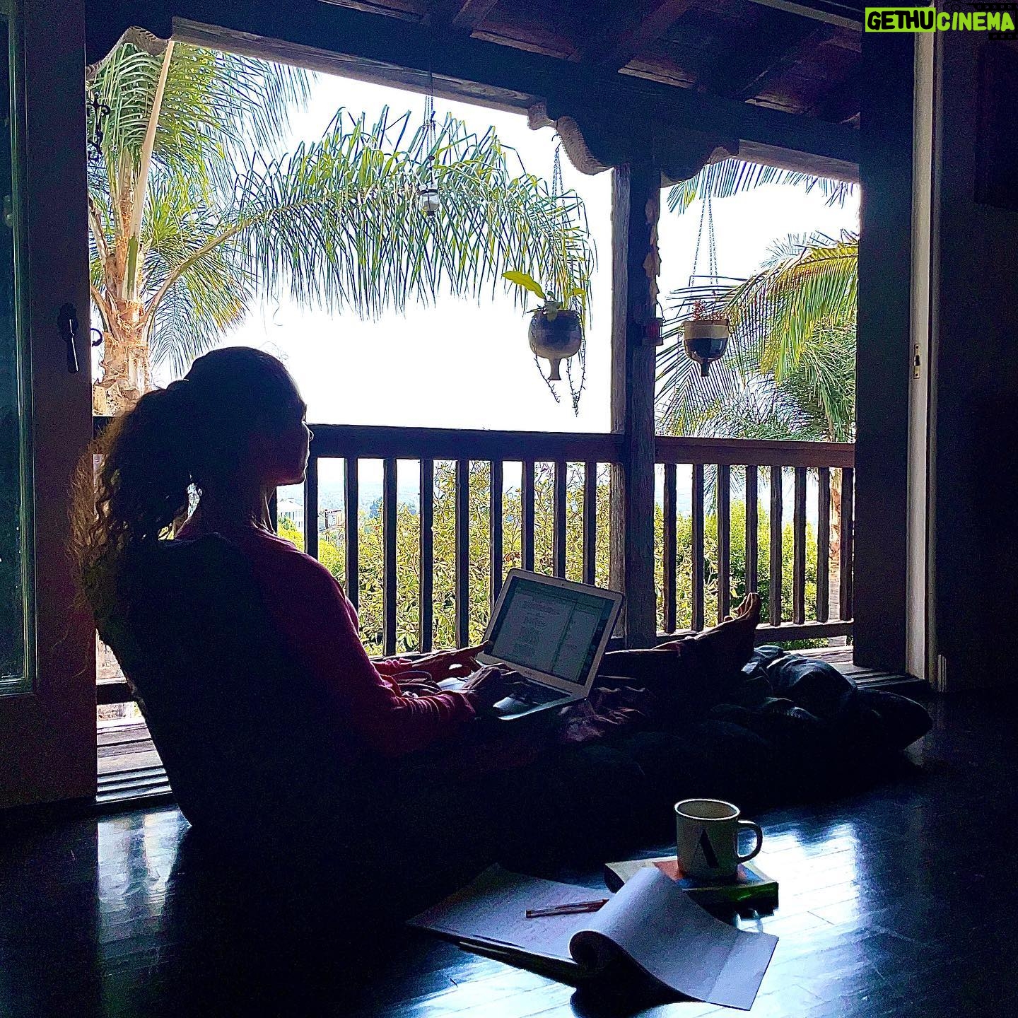 Angela Alvarado - 800 Likes - Today’s office❤️ #grateful #peaceofmind #zen #creativity #createeveryday #writer #director #actor #model @naturalmodelsla #visualartist #mama #boricua🇵🇷 #renaisancewoman #becauseyoucandoitall #womensupportingwomen #womenempowerment #newprojects #blessedbeyondmeasure