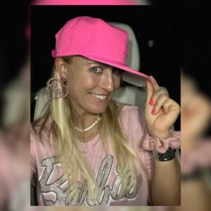 Angelique Kenney Instagram - When #girlswillbegirls 💋#nobotox and #nofilter is needed!

@barbiethemovie and #birthday party (not mine) with some of the #girls …
#socal #nightout with the life of the party!!

#checkout my #casualcosplay in #neonpink and the fun silly #bathroomselfies … yeah it was a silly #hibarbie all night type of situation laughs 🎀💓☺️ 

I was even called #skipper 😜 #IYKYK

I loved that so many ladies of all ages and horizons - and some #Ken too! - were all dressed up for the film screening and had their own twist on how a modern Barbie would be. 
A lot of times if I don’t participate in a #redcarpet event, I will still casually #cosplay and run with it. 
#carpediem #lifeisshort better enjoy the ride!! 😘 💋 

#commonbarbieletsgoparty ! #Barbie #sneakers #legs #selfie #blondie #fit #french #neon #pink #CaliforniaBarbie