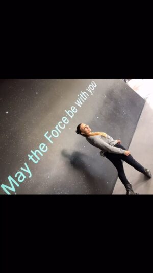 Angelique Kenney Instagram - I cannot believe how fast time flies!!
Today is #May4th in #SanDiego #may4thbewithyou on #may4 woooow too much going on... Even got recruited by the one and only #darthvader to join the #darkside ...
but I told him a #rebel at heart and the #resistance is gonna kick his a**. Photo taken by my #shenanigans #partnerincrime and #friend @thejeffbosley towering over #darthvader  even when we went to have a #blast #nye at @disneyland #anaheim way back now ... Time flies when you’re having fun and it’s good when you can escape reality spending quality time with amazing people even if it’s too rare and while working a mad schedule to make it to the top. 
Friends & family are important. Make time for them!
..
.
#stunts #strikeapose #Disney #Starwars #action #fight #jedi #stunts #memories #french #fashionista #fashion #style #theforce #destiny #memories #pals #SAG #resistance