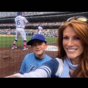 Angie Everhart Instagram - CONGRATULATIONS TO THE @dodgers @lonr10 #dodgers #champions 2020 #dodgerstadium #welovethedodgers #soninfrontrow #wootothemfhoo @djlisafoxx #hugedodgerfan