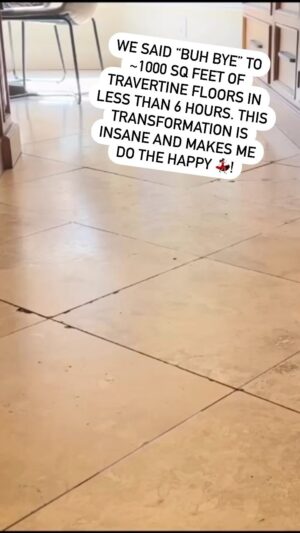 Anita Corsini Instagram - We said goodbye 👋🏼 to the travertine floors we inherited when we bought this house in less than 6 hours. Almost 1000 square feet gone and no mess! The warmth this adds is incredible. A huge thanks to @karndean_usa for their partnership in this project!! I am literally happy dancing all the way through the holidays!! 

Style shown is Korlock Reserve inNorth American Oak

….
#redbarnhomes #flooring #lvp #design #designinspo #interiordesign