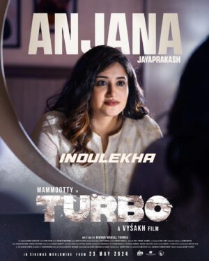 Anjana Jayaprakash Instagram - Anjana Jayaprakash as Indulekha 

#Turbo In Cinemas Worldwide on May 23 , 2024

@mammootty
@mammoottykampany 
@directorvysakh
@midhun_manuel_thomas
@george.mammootty
@theanjanajayaprakash
@shabare_esh
@suniltollywood
@rajbshetty
@kabirduhansingh
@vishnu_sarma
@truthglobalfilms
@samad_truth
@dqswayfarerfilms
@sunil.singh1981
@amina.nijam 
@niranjanaanoop99 
@sandhyamanoj 
@rajakrishnan_mr
@basil__paulose 
@christo_xavier_
@shajie__naduvil
@shajipadoor
@aashiq_salaam_
@shameer__muhammed
@rasheedahammedclt
@vivek_km_karma
@phoenix_prabu_action_director
@melwy_j
@abhijith_costumedesigner
@avusepachan_philip
@sreenath_n_unnikrishnan
@saranblackstar
@aroma_mohan
@prosabari_17
@devadevanv
@sujai_james
@viswanathanvijith
@yellow_tooths
@antonystephenschrome
@vichu_369
@rjsoorajdoha
@rebinmk
@hameedali_punnakkadan_369

#TurboFromMay23 #Mammootty #MammoottyKampany #Vysakh #MidhunManuelThomas #SamadTruth #TruthGlobalFilms #WayfarerFilms