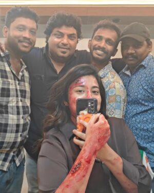 Anjana Jayaprakash Instagram - Thank you all for the TurboCharged love! ❤️‍🔥

Thank you to Mammookka @mammootty for setting an example and leading the way and to @mammoottykampany for the opportunity to play Indulekha! 🤞🏽

Thank you to @directorvysakh and @midhun_manuel_thomas for guiding us & listening to my constant questions/doubts/suggestions 🤗
Love to my wonderful cast members @bindu.panicker.969 @shabare_esh ,@amina.nijam , @kabirduhansingh @niranjanaanoop99 ,@_natthu,@adarshsukumaran_ ❤️
And of course, fellow psycho @rajbshetty 😌

Thank you to the entire Turbo team for making this entire shoot a great learning experience for me 😊

@george.mammootty @sunil.singh1981 @shameer__muhammed @christo_xavier_ 
@melwy_j 
@sajimonprabhakar @shajipadoor
@vishnu_sarma @aroma_mohan
@phoenix_prabu_action_director @rasheedahammedclt @edwinpaulson
@shajie__naduvil
@aashiq_salaam_ @assalt_sethu 
@sreenathnunnikrishnan @saranblackstar