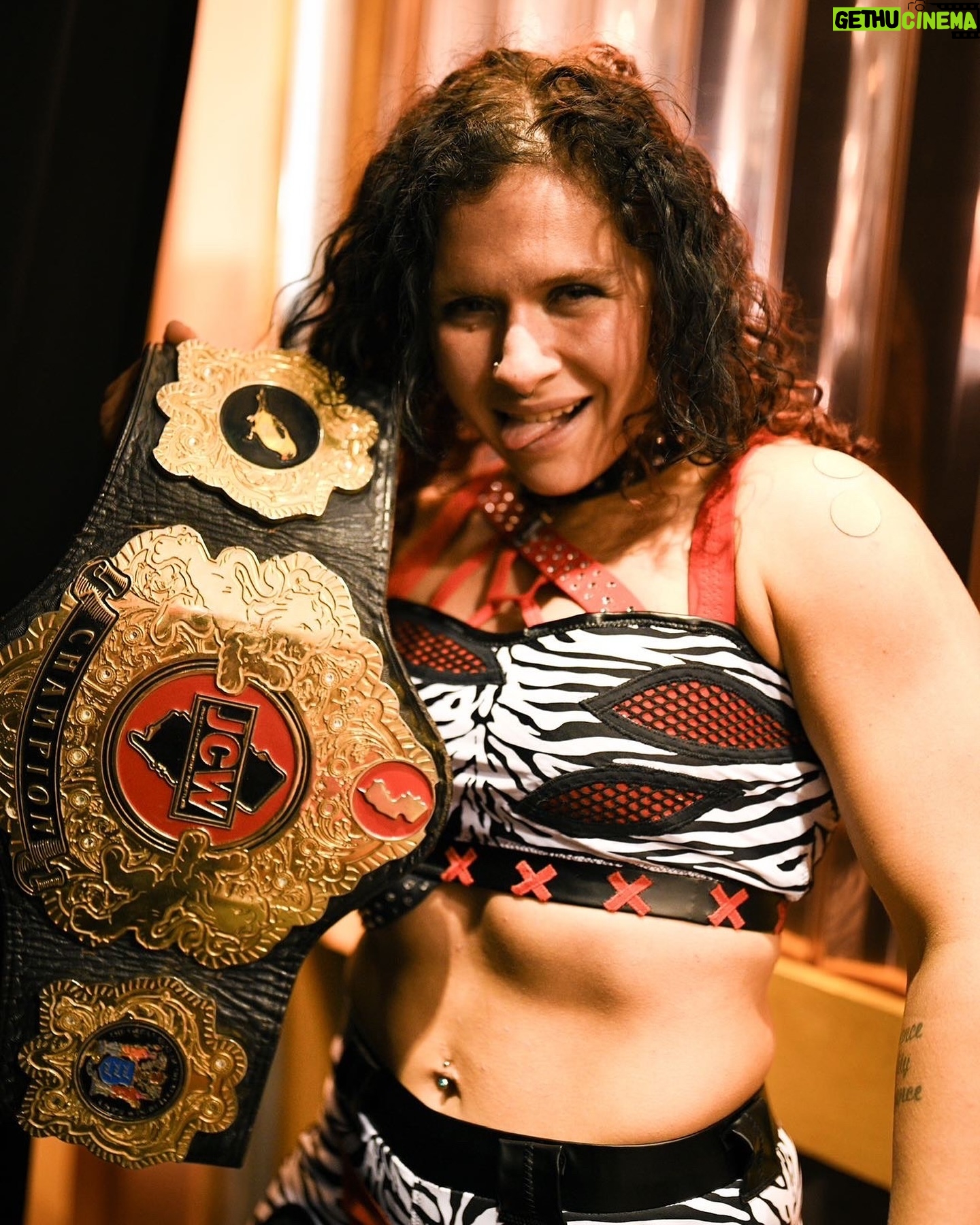 Ann Khozine - 866 Likes - 2 successful title defenses at @ironheartpro @ @timebombpro this weekend! ⭐️ 🙌🏼 Where do you want to see me defend the JCW world title next? ⬇️