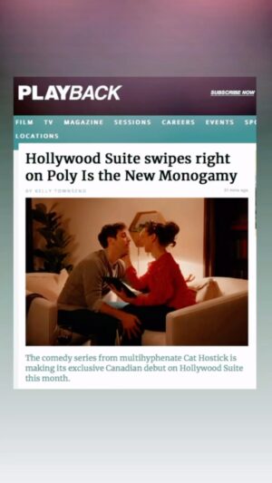 Ann Pirvu Instagram - It’s official🇨🇦🎬 so proud to announce HOLLYWOOD SUITES has acquired “Poly Is the New Monogamy” in Canada. Premiering 👉🏻July 17th👈🏻
on tv screens nationwide!
@hollywoodsuite @pisthenewm @playbackinstagram

This role was a dream come true! Working on a smart, female driven, sex positive, original comedy— with a killer ensemble cast, has been on my wish list for a long time. We are so excited to share this first season with everyone! Thank you @cathostick for trusting me on this hilarious and heartfelt journey!

Playback Canada has the exclusive - 
https://playbackonline.ca/2024/07/03/hollywood-suite-swipes-right-on-poly-is-the-new-monogamy/ 

Hollywood Suite swipes right on Poly Is the New Monogamy

Hollywood Suite has acquired the exclusive Canadian rights to scripted comedy series Poly Is the New Monogamy.

The 6 x 30-minute series is created by Cat Hostick (Urban Legend), who writes, directs, produces and stars in the comedy about three friends in New York City navigating the trials and tribulations of modern dating.

Poly Is the New Monogamy debuted on Hollywood Suite On Demand on July 1, and will make its linear TV debut on July 17.

The cast includes Marianna Phung (Tokens), Ann Pirvu (Reign), Bobby Del Rio (My Roommate’s an Escort) and Sasha Barry (Wynnona Earp).

Poly Is the New Monogamy is a “fresh take on some of our favourite dating sitcoms,” said Hostick in a statement, with Sharon Stevens, Hollywood Suite’s VP, programming, adding that Hostick “has written some truly magnetic characters that are both authentic and relatable.”

Read more: https://playbackonline.ca/2024/07/03/hollywood-suite-swipes-right-on-poly-is-the-new-monogamy/#ixzz8ew4c4DTw