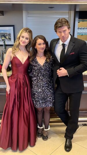 Ann Pirvu Instagram - 🎄Happy #ChristmasInJuly❄️
🎬OPERATION NUTCRACKER
is now available to stream🇺🇸on
@hallmarkmoviesnow —
~starring the MEGA talented duo of
@ashleynewbrough & @chrisrussellofficial
and a truly incredible cast
~Produced by my favorite
@christopher_giroux & @vortex_prods
~featuring real life unforgettable proposal moments between takes🥹 congratulations again @thecaffeinatedhorrordude & @kerry.katz —

The romance ✨pops✨ of the screen
in this beautiful film ;) hope you love it
as much as we’ve loved making it❤️‍🔥

When a priceless antique nutcracker, set to be auctioned at the Warby family Christmas charity goes missing in an unfortunate suitcase swap, it is up to exacting event planner, Lottie Morgan and the free-spirited heir to the Warby dynasty, Tristan, to track it down, all while capturing the heart and spirit of Christmas. #hallmarkies #newromance #film #love