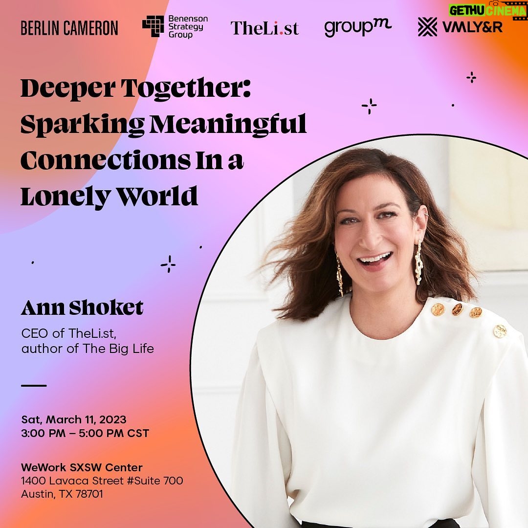 Ann Shoket - 148 Likes - You don’t have to tell us the answer, but how often do you feel lonely, isolated or disconnected in your job? For me, my highest career moments have also been my loneliest. It feels weird to say here where we’re all high-fives and filtered wins. But it’s true. I often felt competition from colleagues, weirdness from family, and dating was The Worst. My company, @theli_st has joined forces with @berlincameron @bsginsights for a research study on the impact on women’s work, relationships and health. The results are 🤯😳🤯😳 and I can’t wait to share them with you. If you’re at @sxsw next week, please join me for an event to talk about the Loneliness problem and the TOGETHERNESS Solution! Link in bio. And pls share! 🙏🙏