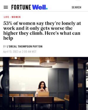 Ann Shoket Instagram - We are facing a crisis for women at work—a health crisis and a pipeline problem. Because of loneliness, women are leaving their jobs, feeling strain in their partnerships and with their families, and opting out of more senior roles, according to new research by my company @theli_st with @berlincameron and @bsginsights. The solutions are in this article by @fortunemag @ltinthecity. Link in bio. Pls share with the ambitious women in your life.