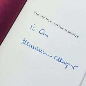 Ann Shoket Instagram - I had the honor of interviewing Madeleine Albright in 2006. She walked in the room and immediately filled up the space with her commanding presence. I excitedly told her about the work I was doing then with teen girls and how they were strong, focused and preparing to lead our future…she looked at me over the top of her glasses in a way I generously describe as “firmly” and said “you’re young, why aren’t you doing more, why aren’t you more successful?” I was stung. I thought I was doing pretty great as the executive editor of a big-time mag. But I gathered myself and said “I’m doing better than my mother, who did better than her mother. And I’m helping the next generation do better than me.” I’ve thought a lot about this moment over the years…I don’t think she meant to be unkind, even though it felt that way at the time. I think she was impatient for progress, for equality, and for real POWER for women. It’s not enough to make small incremental gains. She was telling me that I shouldn’t sit still, that there was more to do…more I could do….and so I did, and so I am. #newpower #madeleinealbright @theli_st